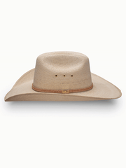 Resistol RSCTRL-804081 Centerline George Strait Cowboy Palm Hat Natural side view. If you need any assistance with this item or the purchase of this item please call us at five six one seven four eight eight eight zero one Monday through Saturday 10:00a.m EST to 8:00 p.m EST