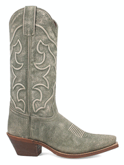 Laredo 52199 Womens REVA Leather Boot Green side view. If you need any assistance with this item or the purchase of this item please call us at five six one seven four eight eight eight zero one Monday through Saturday 10:00a.m EST to 8:00 p.m EST

