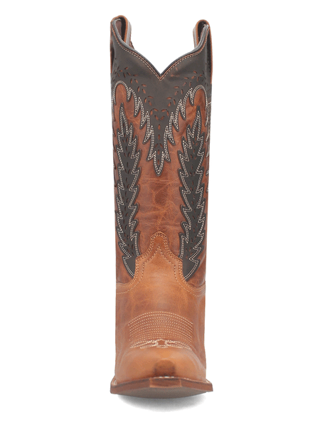 Laredo 52213 Womens FARAH Leather Boot Honey Copper full front view. If you need any assistance with this item or the purchase of this item please call us at five six one seven four eight eight eight zero one Monday through Saturday 10:00a.m EST to 8:00 p.m EST