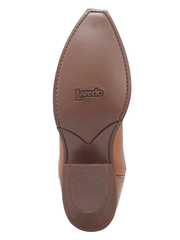 Laredo 52213 Womens FARAH Leather Boot Honey Copper sole view. If you need any assistance with this item or the purchase of this item please call us at five six one seven four eight eight eight zero one Monday through Saturday 10:00a.m EST to 8:00 p.m EST