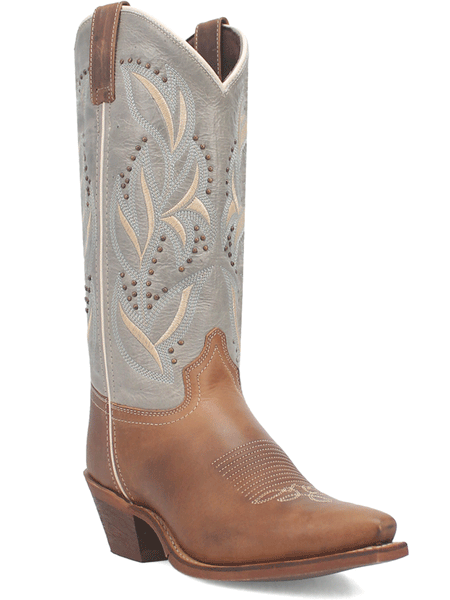 Laredo 52216 Womens LARISSA Leather Boot Honey Copper front and side view. If you need any assistance with this item or the purchase of this item please call us at five six one seven four eight eight eight zero one Monday through Saturday 10:00a.m EST to 8:00 p.m EST