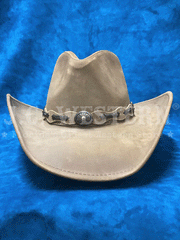 Stetson TRROXB-843489 ROXBURY Shapeable Leather Western Hat Rust front view. If you need any assistance with this item or the purchase of this item please call us at five six one seven four eight eight eight zero one Monday through Saturday 10:00a.m EST to 8:00 p.m EST