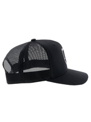 Hooey 2003T-BK BRONX Hat Black right side view. If you need any assistance with this item or the purchase of this item please call us at five six one seven four eight eight eight zero one Monday through Saturday 10:00a.m EST to 8:00 p.m EST