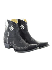 Old Gringo YBL4184-1 Womens CHEZILE Leather Boot Black side / front view. If you need any assistance with this item or the purchase of this item please call us at five six one seven four eight eight eight zero one Monday through Saturday 10:00a.m EST to 8:00 p.m EST