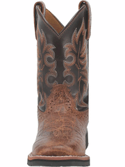 Dan Post DPC2986 DPC3986 Kids Lil Broken Bow Square Toe Boot Rust full front view. If you need any assistance with this item or the purchase of this item please call us at five six one seven four eight eight eight zero one Monday through Saturday 10:00a.m EST to 8:00 p.m EST