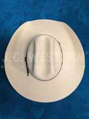 Dallas Hats LAR ME Kids Cattleman Canvas Hat Cream view from above. If you need any assistance with this item or the purchase of this item please call us at five six one seven four eight eight eight zero one Monday through Saturday 10:00a.m EST to 8:00 p.m EST