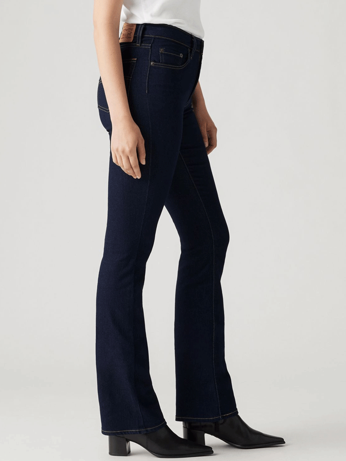 Levi's 187590050 Womens 725 High Rise Bootcut Jeans Cast Shadows front view. If you need any assistance with this item or the purchase of this item please call us at five six one seven four eight eight eight zero one Monday through Saturday 10:00a.m EST to 8:00 p.m EST

