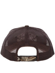 Hooey 6027T-BRCA OUTFITTERS Mid Profile Hat Realtree Camo Brown back view. If you need any assistance with this item or the purchase of this item please call us at five six one seven four eight eight eight zero one Monday through Saturday 10:00a.m EST to 8:00 p.m EST