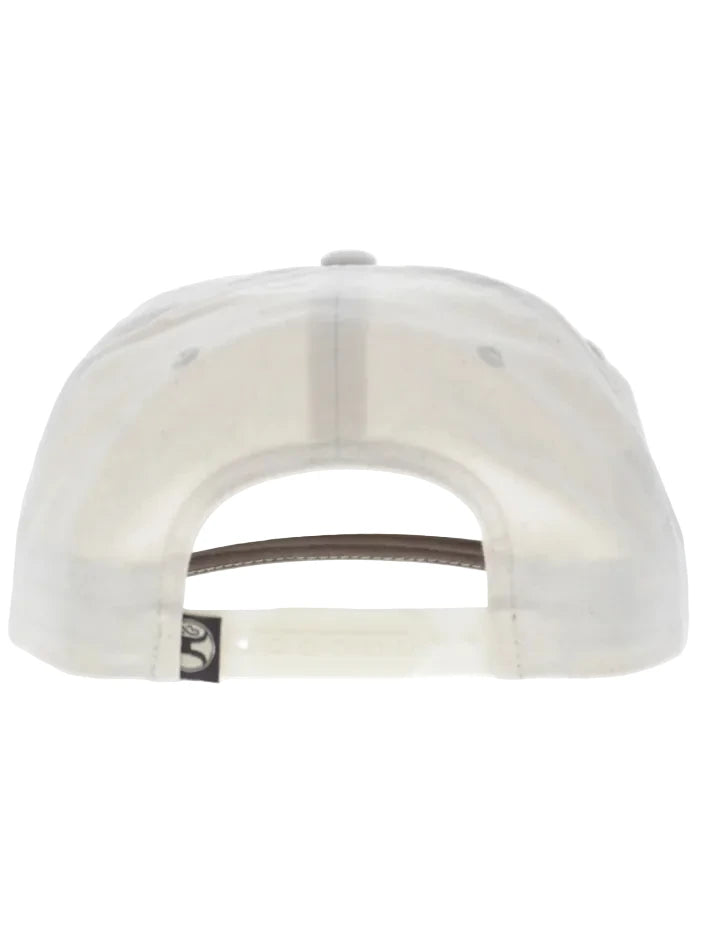 Hooey 6038T-CR MALLARD Full Surround Snapback Hat Cream front view. If you need any assistance with this item or the purchase of this item please call us at five six one seven four eight eight eight zero one Monday through Saturday 10:00a.m EST to 8:00 p.m EST