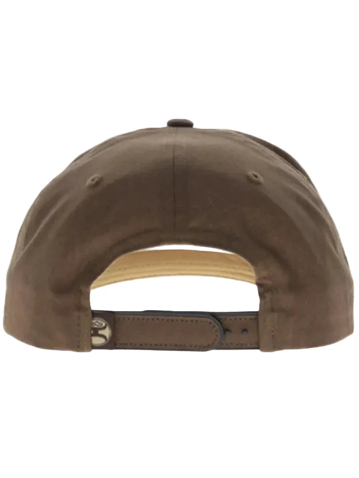 Hooey 6039T-BR CARRIZO 5 Panel Full Surround Hat Brown front view. If you need any assistance with this item or the purchase of this item please call us at five six one seven four eight eight eight zero one Monday through Saturday 10:00a.m EST to 8:00 p.m EST