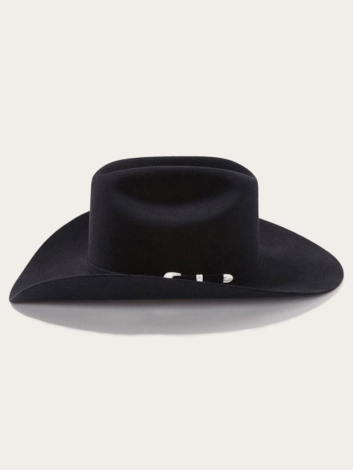 Stetson SFSHAS-754007 SHASTA 10X Premier Felt Western Hat Black side / front view. If you need any assistance with this item or the purchase of this item please call us at five six one seven four eight eight eight zero one Monday through Saturday 10:00a.m EST to 8:00 p.m EST