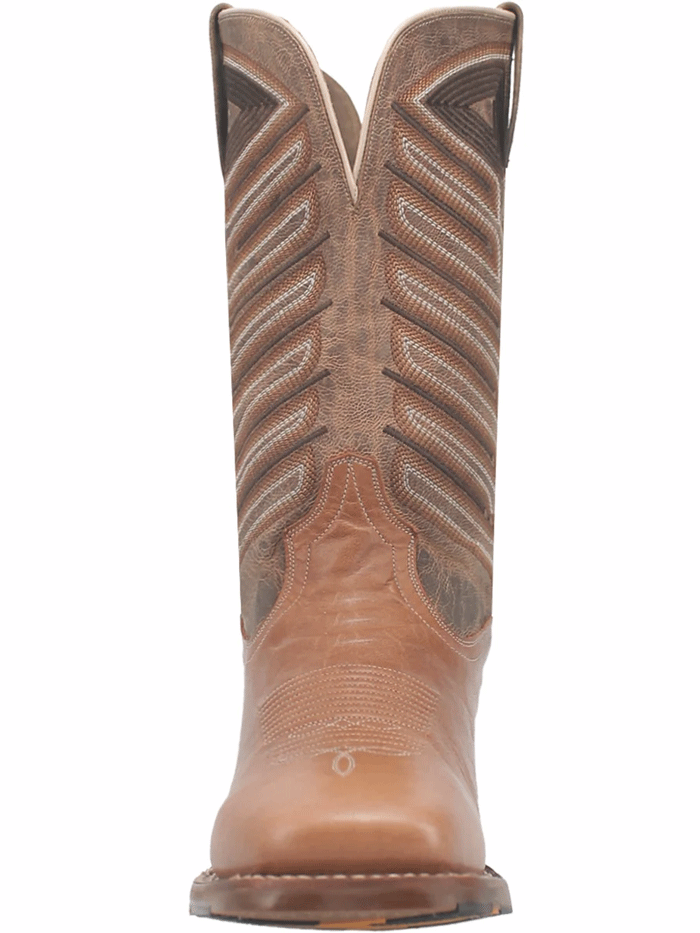 Dan Post DP4185 Mens IVAN Square Toe Leather Boot Taupe front and side view. If you need any assistance with this item or the purchase of this item please call us at five six one seven four eight eight eight zero one Monday through Saturday 10:00a.m EST to 8:00 p.m EST