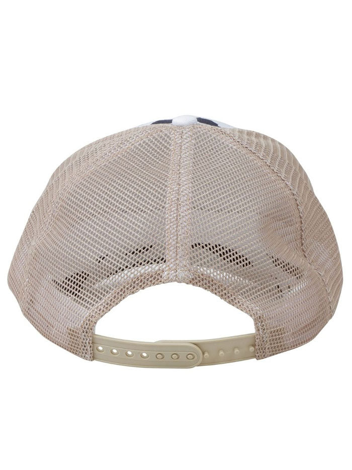 Myra Bag S-4850 Womens Moos Mesh Back Cap White front view. If you need any assistance with this item or the purchase of this item please call us at five six one seven four eight eight eight zero one Monday through Saturday 10:00a.m EST to 8:00 p.m EST