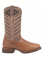 Dan Post DP4185 Mens IVAN Square Toe Leather Boot Taupe side view. If you need any assistance with this item or the purchase of this item please call us at five six one seven four eight eight eight zero one Monday through Saturday 10:00a.m EST to 8:00 p.m EST