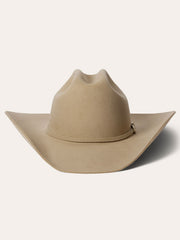 Stetson SBCRAL-754098 CORRAL 4X Buffalo Collection Felt Hat Silversand Tan front view. If you need any assistance with this item or the purchase of this item please call us at five six one seven four eight eight eight zero one Monday through Saturday 10:00a.m EST to 8:00 p.m EST