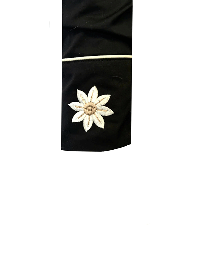 Rockmount 6728-BLK Mens Vintage Horsehead & Floral Embroidered Western Shirt Black front view. If you need any assistance with this item or the purchase of this item please call us at five six one seven four eight eight eight zero one Monday through Saturday 10:00a.m EST to 8:00 p.m EST