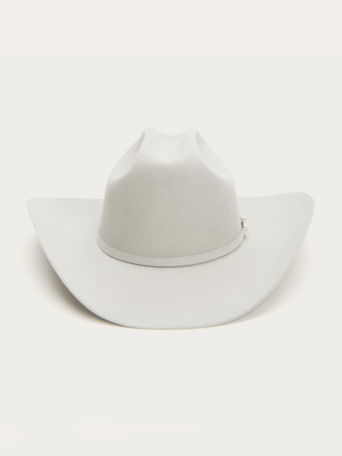 Stetson SFSHAS-754034 SHASTA 10X Premier Felt Western Hat Mist Grey front and side view. If you need any assistance with this item or the purchase of this item please call us at five six one seven four eight eight eight zero one Monday through Saturday 10:00a.m EST to 8:00 p.m EST