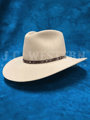 Stetson SFPAWN-403261 PAWNEE 5X Felt Hat Silverbelly side / front view. If you need any assistance with this item or the purchase of this item please call us at five six one seven four eight eight eight zero one Monday through Saturday 10:00a.m EST to 8:00 p.m EST