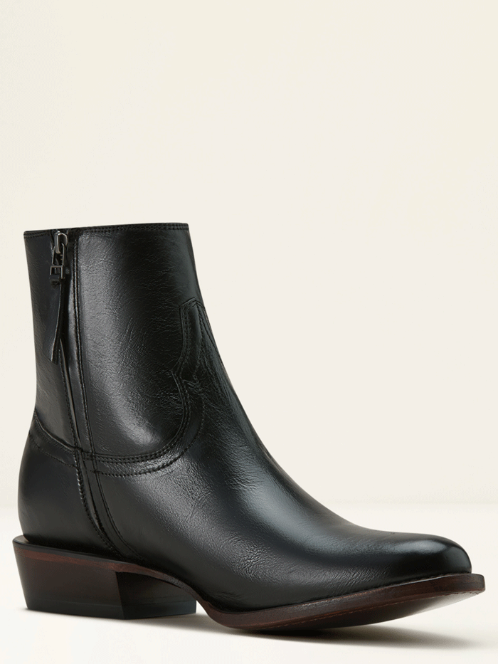 Ariat 10061153 Mens Barrett Western Boot Inkwell Black front and side view