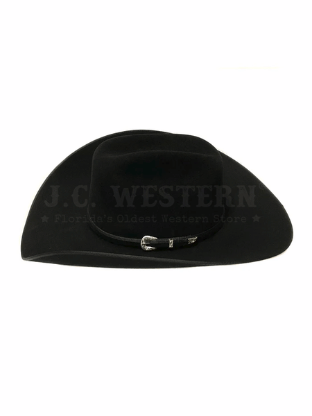 Serratelli LIBERTY414BV 8X Felt Western Hat Black Velvet left side view. If you need any assistance with this item or the purchase of this item please call us at five six one seven four eight eight eight zero one Monday through Saturday 10:00a.m EST to 8:00 p.m EST. 