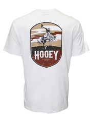 Hooey HT1688WH Mens CHEYENNE Pocket T-Shirt White back view. If you need any assistance with this item or the purchase of this item please call us at five six one seven four eight eight eight zero one Monday through Saturday 10:00a.m EST to 8:00 p.m EST