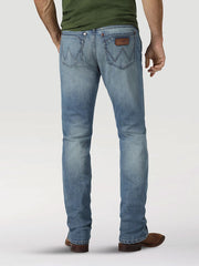 Wrangler 88MWZJK Mens Retro Slim Straight Jean Jacksboro back view. If you need any assistance with this item or the purchase of this item please call us at five six one seven four eight eight eight zero one Monday through Saturday 10:00a.m EST to 8:00 p.m EST