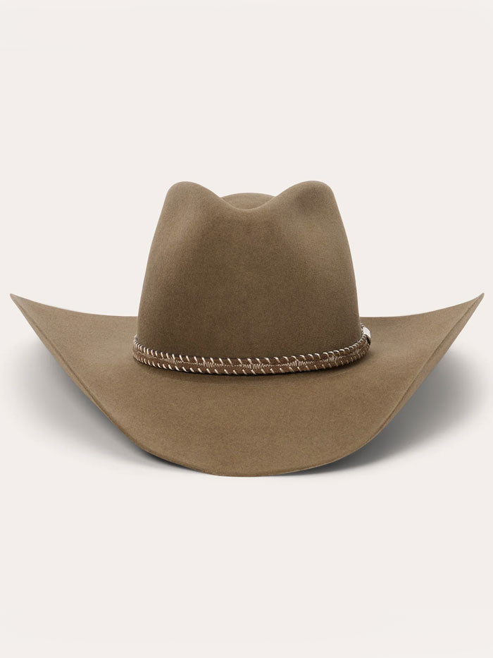 Stetson SFACST-4442B5 Acoustic 6X Felt Hat Driftwood side / front view. If you need any assistance with this item or the purchase of this item please call us at five six one seven four eight eight eight zero one Monday through Saturday 10:00a.m EST to 8:00 p.m EST