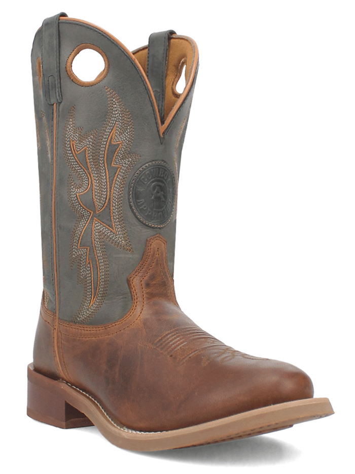 Laredo 7734 Mens Dawson Leather Boot Brown Grey And Brown –