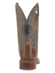 Laredo 7734 Mens Dawson Leather Boot Brown Grey And Brown back view. If you need any assistance with this item or the purchase of this item please call us at five six one seven four eight eight eight zero one Monday through Saturday 10:00a.m EST to 8:00 p.m EST