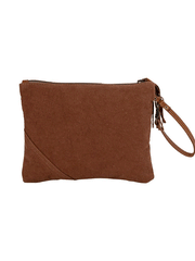 Myra Bag S-8384 Womens Concho Ranch Trail Pouch Tan back view. If you need any assistance with this item or the purchase of this item please call us at five six one seven four eight eight eight zero one Monday through Saturday 10:00a.m EST to 8:00 p.m EST