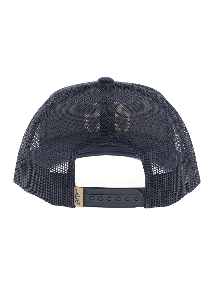 Hooey 2509T-NV O-CLASSIC Mid Profile Trucker Hat Navy front and side view. If you need any assistance with this item or the purchase of this item please call us at five six one seven four eight eight eight zero one Monday through Saturday 10:00a.m EST to 8:00 p.m EST

