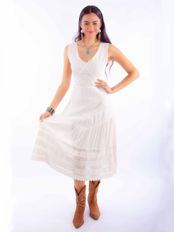 Scully PSL-269-VAN Womens Cantina Dress Vanilla – J.C. Western® Wear