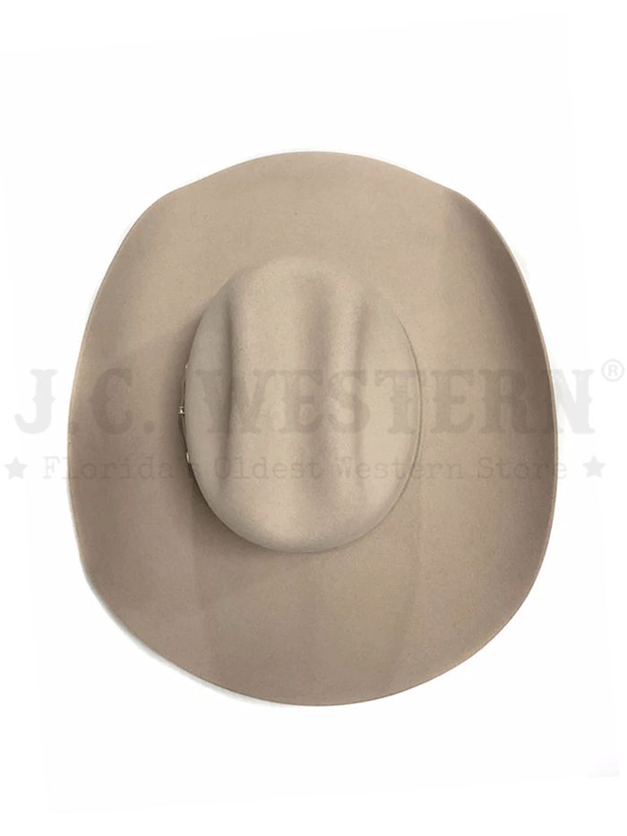 Serratelli BEAUMONT414SB 6X Felt Western Hat Silver Belly side and front view. If you need any assistance with this item or the purchase of this item please call us at five six one seven four eight eight eight zero one Monday through Saturday 10:00a.m EST to 8:00 p.m EST