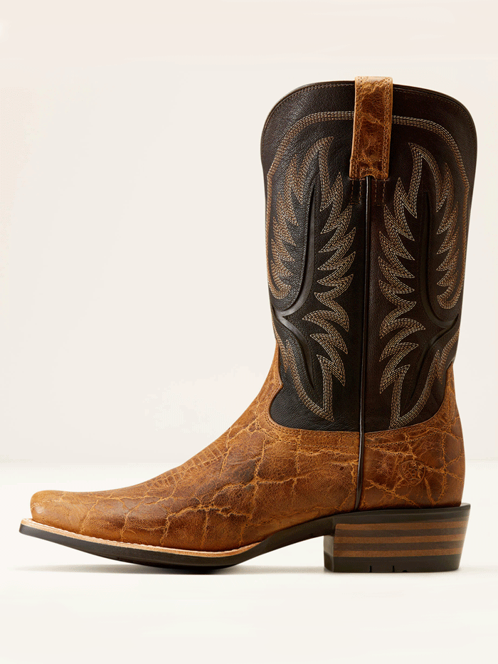 Ariat 10051031 Mens Stadtler Cowboy Boot Smoked Tan front and side view. If you need any assistance with this item or the purchase of this item please call us at five six one seven four eight eight eight zero one Monday through Saturday 10:00a.m EST to 8:00 p.m EST