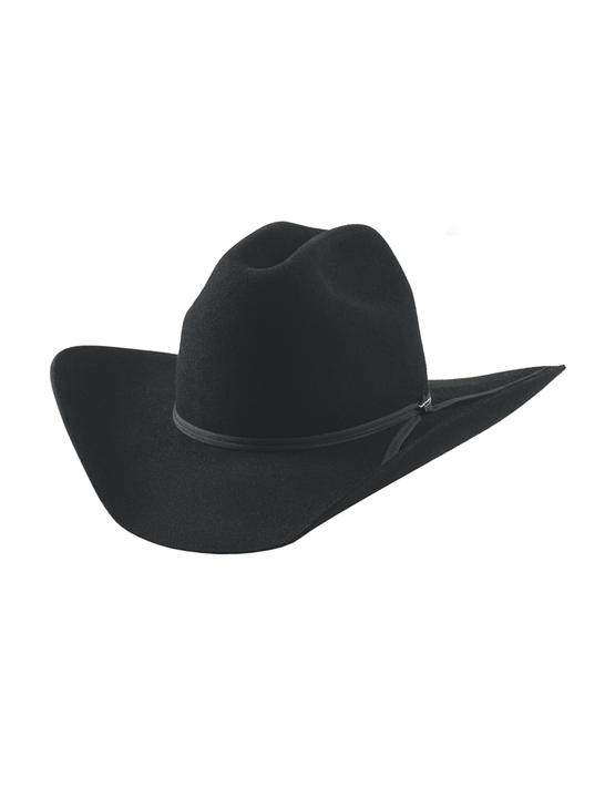 Bullhide TYLER 8001 Youth Premium Wool Western Hat Black front view. If you need any assistance with this item or the purchase of this item please call us at five six one seven four eight eight eight zero one Monday through Saturday 10:00a.m EST to 8:00 p.m EST
