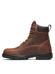 Thorogood 814-4151 Mens Lace Up Round Toe Work Boot Bourbon Chestnut inner side view. If you need any assistance with this item or the purchase of this item please call us at five six one seven four eight eight eight zero one Monday through Saturday 10:00a.m EST to 8:00 p.m EST
