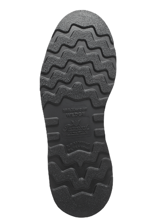 Thorogood 814-4188 Mens American Heritage Moc Toe Boot Tobacco sole view. If you need any assistance with this item or the purchase of this item please call us at five six one seven four eight eight eight zero one Monday through Saturday 10:00a.m EST to 8:00 p.m EST