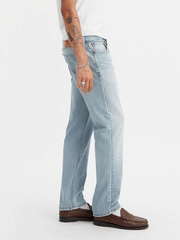 Levi's 005141867 Mens Straight Fit Stretch Jeans Only Wish Adv Medium Wash side view. If you need any assistance with this item or the purchase of this item please call us at five six one seven four eight eight eight zero one Monday through Saturday 10:00a.m EST to 8:00 p.m EST