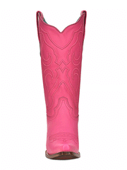 Corral Z5138 Ladies Embroidery Western Boot Fuchsia front view. If you need any assistance with this item or the purchase of this item please call us at five six one seven four eight eight eight zero one Monday through Saturday 10:00a.m EST to 8:00 p.m EST