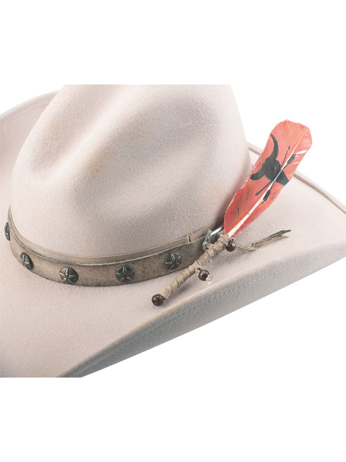 Bullhide BURN THE BREEZE 0829BC Premium Wool Felt Hat Buckskin Tan side front view. If you need any assistance with this item or the purchase of this item please call us at five six one seven four eight eight eight zero one Monday through Saturday 10:00a.m EST to 8:00 p.m EST