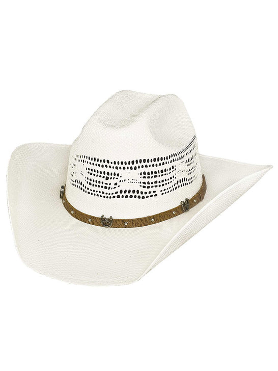 Bullhide LIL' HAZER 2728 Kids Western Straw Hat Natural side /front view. If you need any assistance with this item or the purchase of this item please call us at five six one seven four eight eight eight zero one Monday through Saturday 10:00a.m EST to 8:00 p.m EST