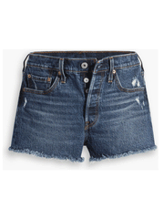 Levi's 563270319 Womens 501 Original Shorts Personal Pair front view. If you need any assistance with this item or the purchase of this item please call us at five six one seven four eight eight eight zero one Monday through Saturday 10:00a.m EST to 8:00 p.m EST