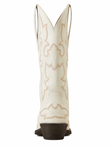 Ariat 10046996 Womens Jennings StretchFit Boot Distressed Ivory back view. If you need any assistance with this item or the purchase of this item please call us at five six one seven four eight eight eight zero one Monday through Saturday 10:00a.m EST to 8:00 p.m EST