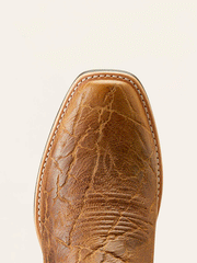 Ariat 10051031 Mens Stadtler Cowboy Boot Smoked Tan toe view from above. If you need any assistance with this item or the purchase of this item please call us at five six one seven four eight eight eight zero one Monday through Saturday 10:00a.m EST to 8:00 p.m EST