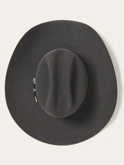 Stetson SFSKYL-754049 Skyline 6X Felt Hat Granite Grey view from above. If you need any assistance with this item or the purchase of this item please call us at five six one seven four eight eight eight zero one Monday through Saturday 10:00a.m EST to 8:00 p.m EST