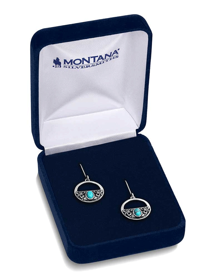 Montana Silversmiths ER5869 Womens Treasured Embrace Earrings Silver front view. If you need any assistance with this item or the purchase of this item please call us at five six one seven four eight eight eight zero one Monday through Saturday 10:00a.m EST to 8:00 p.m EST