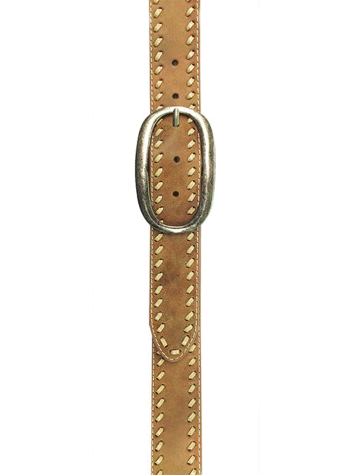 Cowgirls Rock 9621300 Womens Western Lacing Belt Tan front view. If you need any assistance with this item or the purchase of this item please call us at five six one seven four eight eight eight zero one Monday through Saturday 10:00a.m EST to 8:00 p.m EST
