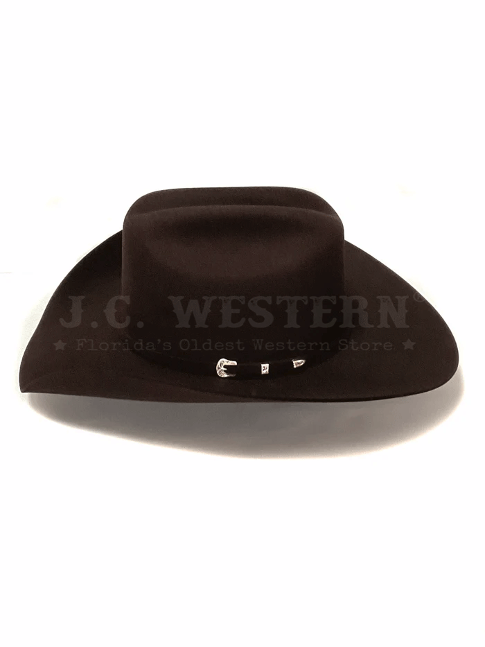 Serratelli BEAUMONT4E3BC 6X Felt Western Hat Black Cherry front and side view. If you need any assistance with this item or the purchase of this item please call us at five six one seven four eight eight eight zero one Monday through Saturday 10:00a.m EST to 8:00 p.m EST