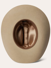 Stetson SBCRAL-754098 CORRAL 4X Buffalo Collection Felt Hat Silversand Tan inside view. If you need any assistance with this item or the purchase of this item please call us at five six one seven four eight eight eight zero one Monday through Saturday 10:00a.m EST to 8:00 p.m EST