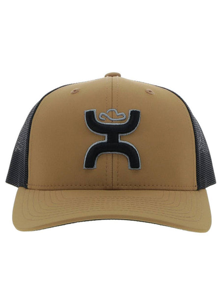 Hooey 2204T-TNBK STERLING Snapback Hat Tan Black front view. If you need any assistance with this item or the purchase of this item please call us at five six one seven four eight eight eight zero one Monday through Saturday 10:00a.m EST to 8:00 p.m EST